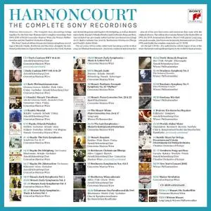Nikolaus Harnoncourt - The Complete Sony Recordings, Part 1 [4CDs] (2016)