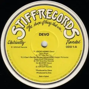 Devo - B Stiff 1978 UK 12" Vinyl Compliation + Mechanical Man 7" Vinyl Single + Bonus Flexi Disc 