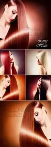 Stock Photo - Woman with Long Hair