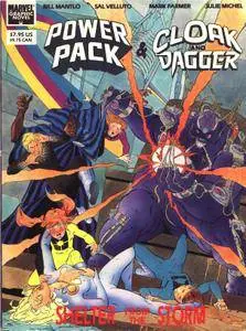 Marvel Graphic Novel 56 - Cloak and Dagger  Power Pack - Shelter From The Storm 1989