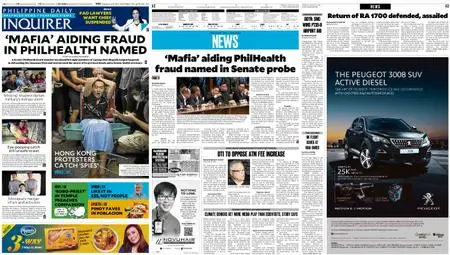 Philippine Daily Inquirer – August 15, 2019