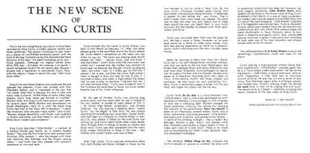 King Curtis - The New Scene Of King Curtis (1960) {Prestige-New Jazz OJCCD-198-2 rel 1992}