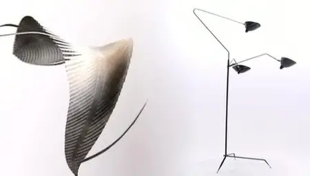 (Arte) Design : Les lampes noires de Serge Mouille (2012)