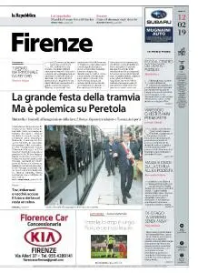 la Repubblica Firenze - 12 Febbraio 2019