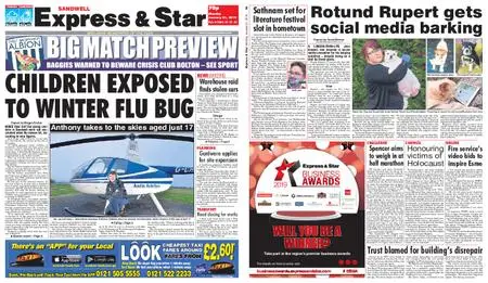 Express and Star Sandwell Edition – January 21, 2019