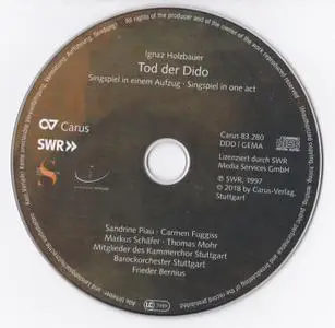 Ignaz Holzbauer - Tod der Dido (2018) {Carus-Verlag 83.280}