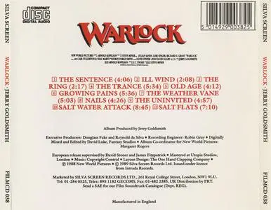 Jerry Goldsmith - Warlock (Original Motion Picture Soundtrack) (1989) {Silva Screen}