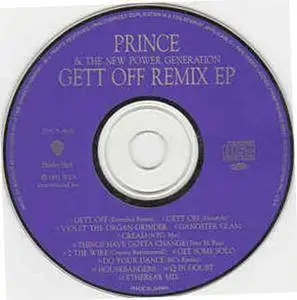 Prince & The New Power Generation - Gett Off Remix EP (Japan CD5) (1991) {Paisley Park}