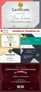 Vectors - Certificate Templates 44