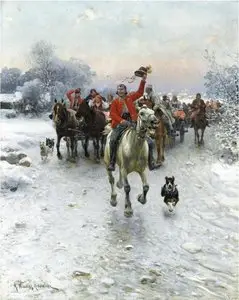 Polish artist Alfred von Wierusz Kowalski (1849-1915)