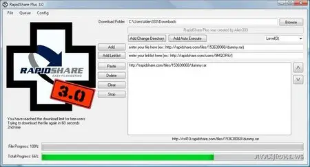 Rapidshare Plus v3.0