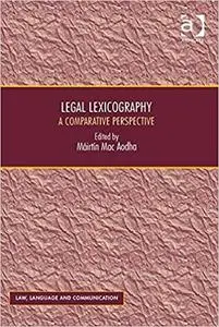 Legal Lexicography: A Comparative Perspective