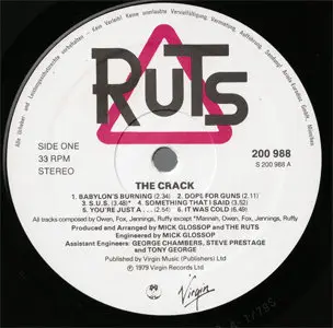 The Ruts - The Crack (Virgin 200 988-270) (GER 1979) (Vinyl 24-96 & 16-44.1)
