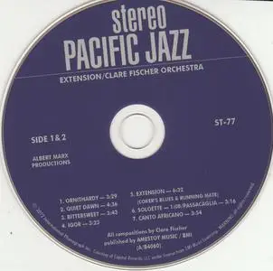 Clare Fischer Orchestra - Extension (1963) {Pacific Jazz PJ77 rel 2012}