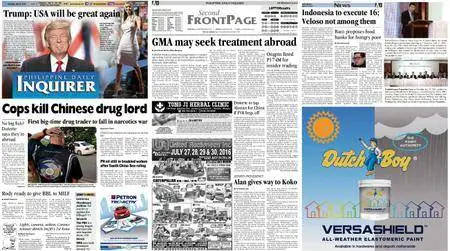 Philippine Daily Inquirer – July 23, 2016