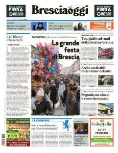 Brescia Oggi - 16 Febbraio 2018