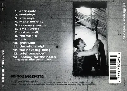 Ani DiFranco - Not So Soft (1991)