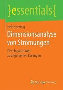 Dimensionsanalyse von Strömungen: Der elegante Weg zu allgemeinen Lösungen