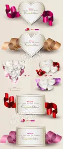 Heart Valentine cards