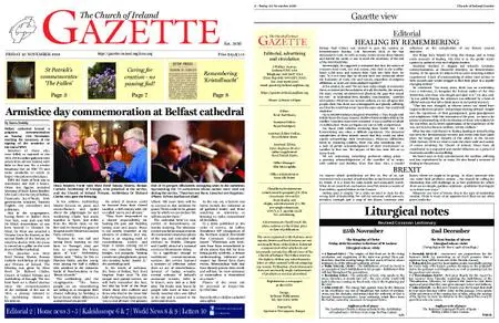 The Church of Ireland Gazette – November 23, 2018