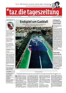 Tageszeitung TAZ vom 22 August 2011