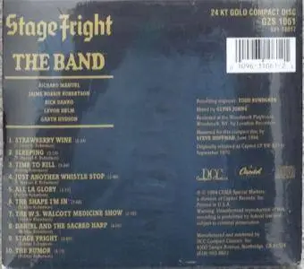 The Band - Stage Fright (1970) [DCC GZS-1061]
