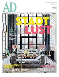 AD Architectural Digest – Die schönsten Häuser der Welt Februar 02/2015