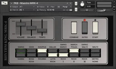 Forgotten Keys Maestro Rhythm King MRK-4 v4.2 KONTAKT