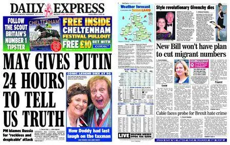 Daily Express – March 13, 2018