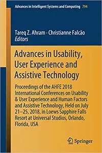 Advances in Usability, User Experience and Assistive Technology