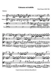 PorporaN - Calcante ed Achille, Cantata a due Voci per Soprano e Basso