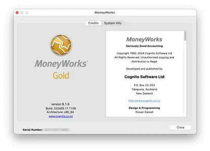 MoneyWorks Gold 9.1.9 (Win / macOS)