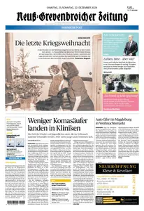 Neuss Grevenbroicher Zeitung - 21 Dezember 2024