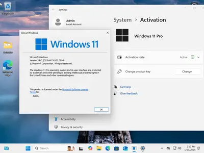 Windows 11 Pro 24H2 Build 26100.2894 (No TPM Required) With Office 2024 Pro Plus Multilingual Preactivated January 2025