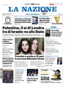 La Nazione Pisa Pontedera - 22 Settembre 2025