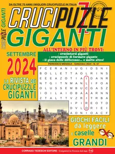 Crucipuzzle Giganti N.37 - Settembre 2024