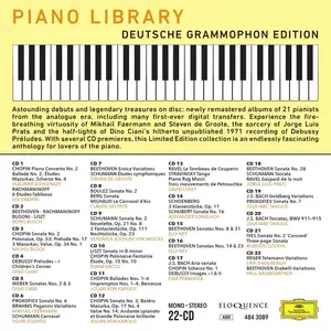 Piano Library - Deutsche Grammophon Edition [22CDs Box Set] (2024)