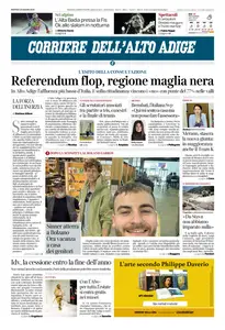Corriere dell'Alto Adige - 10 Giugno 2025