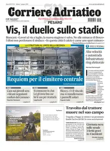 Corriere Adriatico Pesaro - 7 Giugno 2025