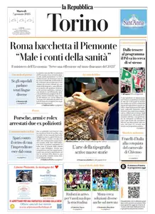 la Repubblica Torino - 7 Gennaio 2025