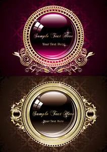 Royal Vintage Frames Vector