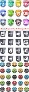 Vectors - Programming Technologies Icons