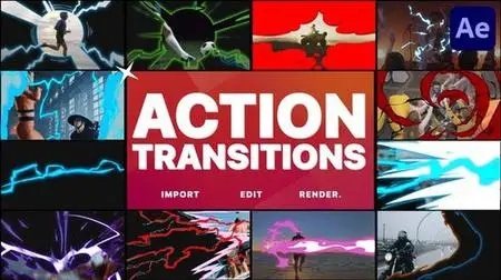 Action Transitions | After Effects 38506835