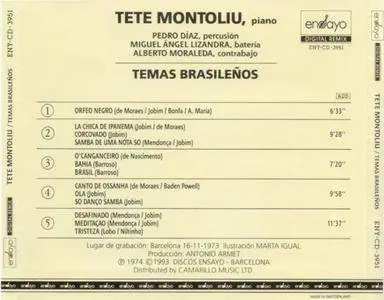 Tete Montoliu - Temas Brasilenos (1974) {Ensayo}