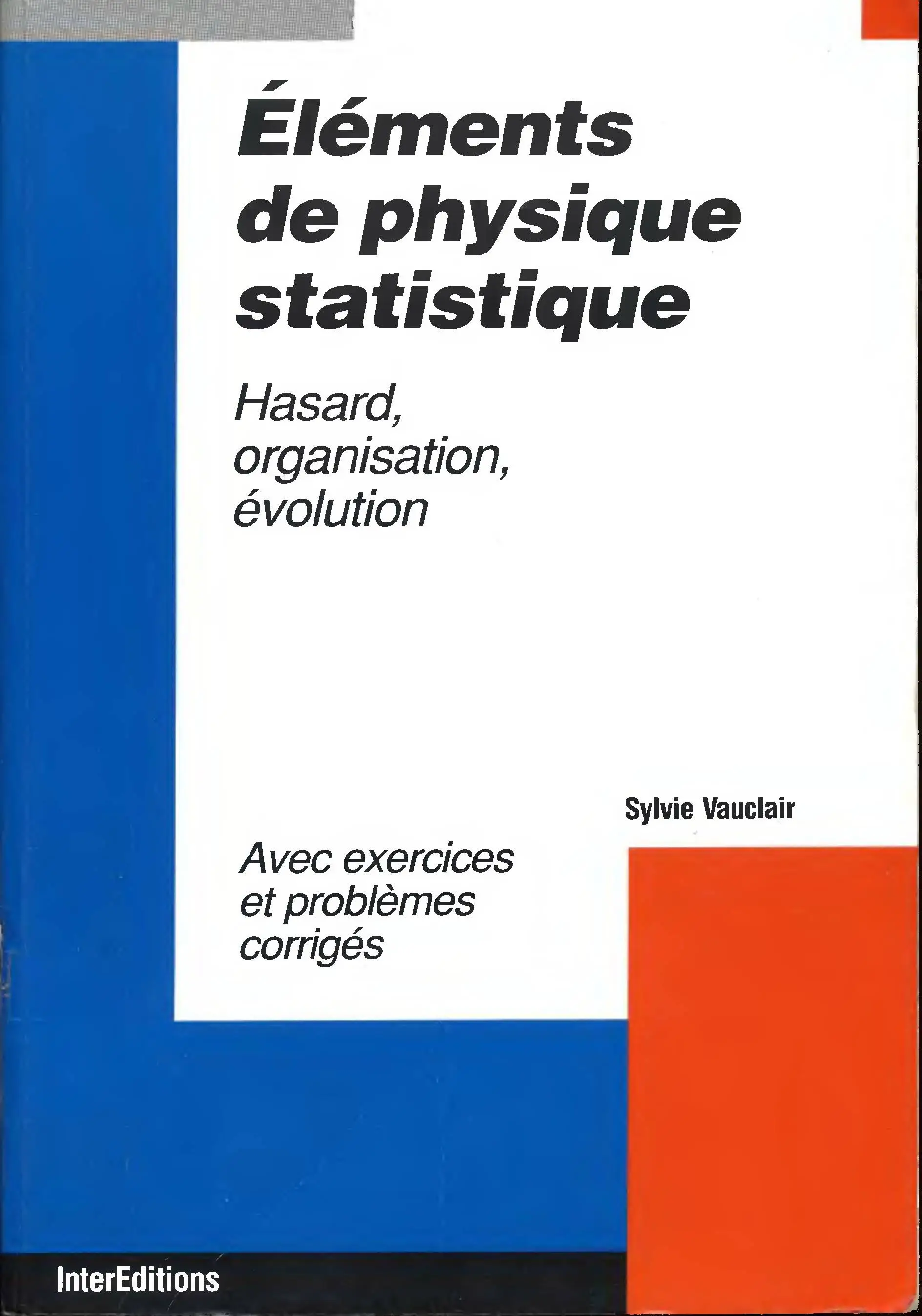 Sylvie Vauclair, "Eléments de physique statistique" / AvaxHome