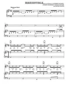 Irresistible - Fall Out Boy (Piano-Vocal-Guitar)
