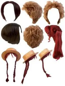 Hairstyles - PNG Clipart for Photoshop