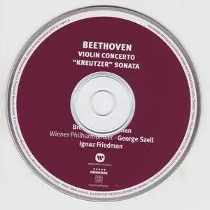 Ludwig van Beethoven - Violin Concerto, Kreutzer Sonata - Bronislaw Huberman (2017) {Warner Classics-Parlophone rec 1936}