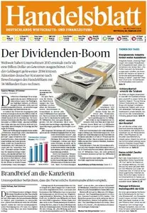 Handelsblatt vom Mittwoch, 26. Februar 2014