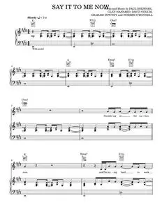 Say It To Me Now - Glen Hansard, Graham Downey, Markéta Irglová, The Swell Season (Piano-Vocal-Guitar)